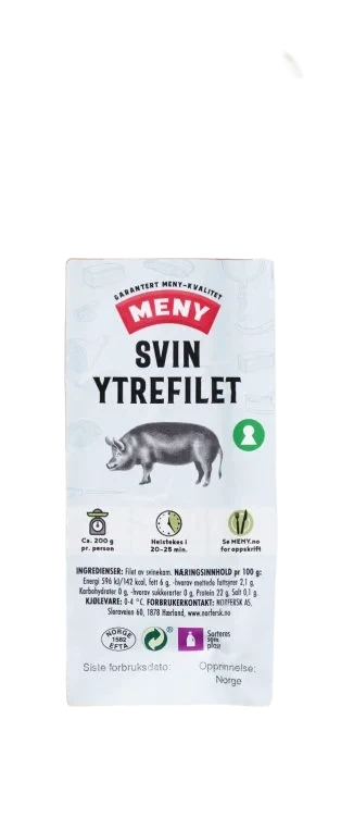 Svin Ytrefilet Ca500g Meny