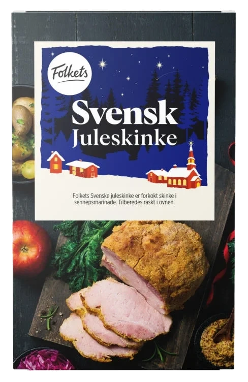Svensk Juleskinke ca 1,1kg Folkets