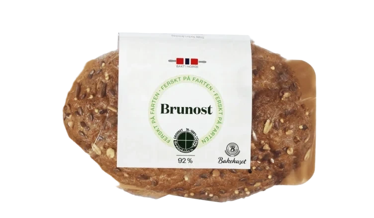Fiberstykke m/Brunost 105g Bakehuset
