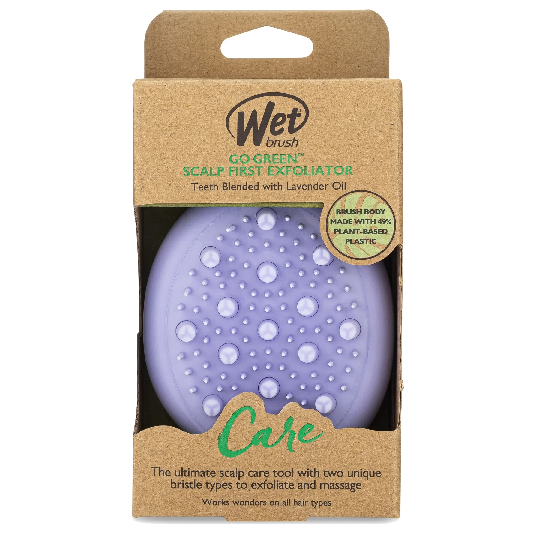WetBrush Go Green Scalp Exfoliator Purple