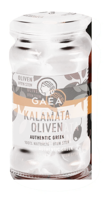 Gaea Oliven Kalamatai uten Stein 290g