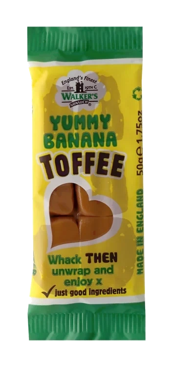 Yummy banana toffee bar 50g