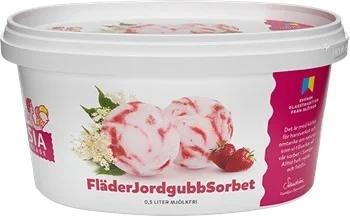 FläderJordgubb Sor