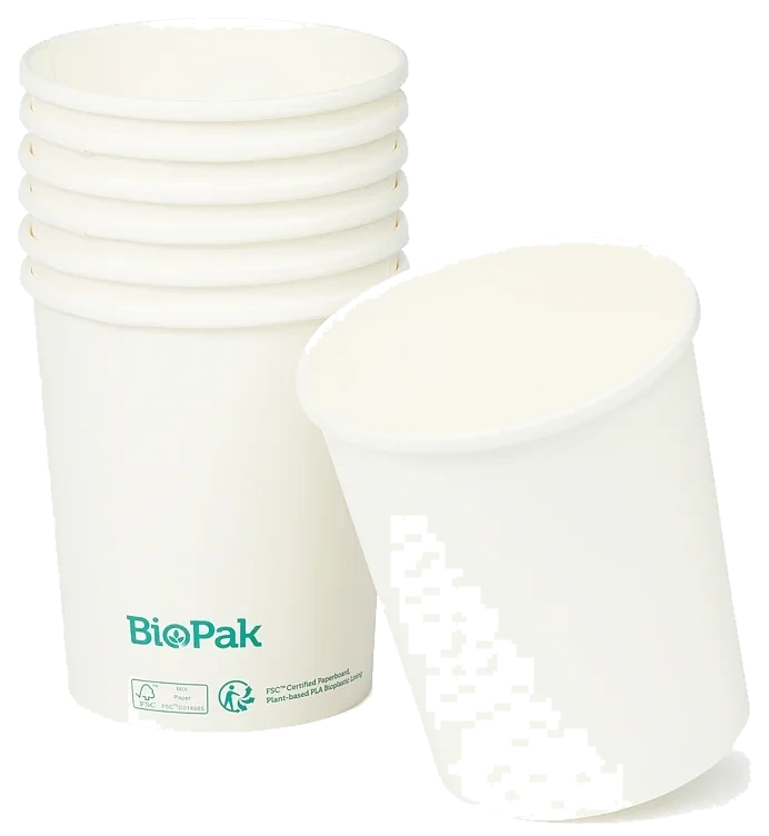 Skål ronda slank papp/pla hvit 950ml  35stk