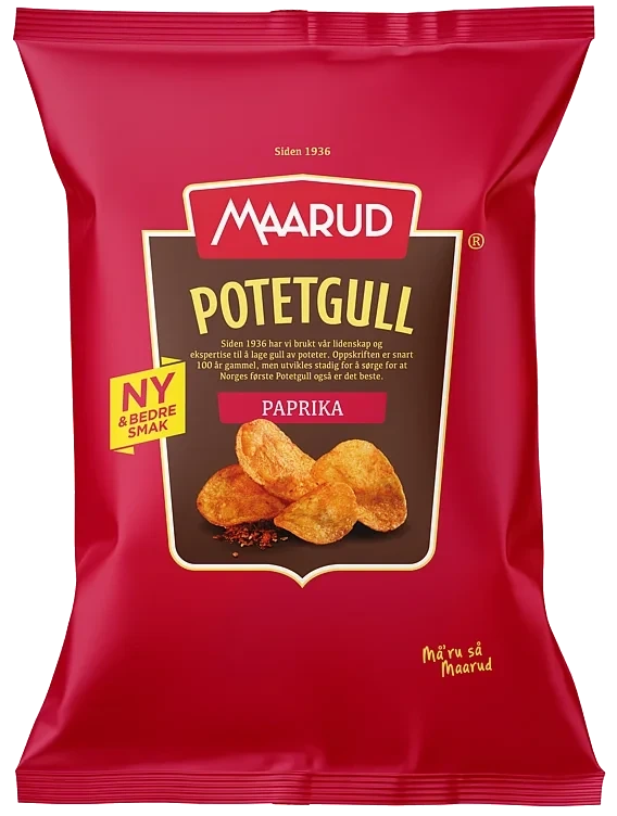 Potetgull paprika  250g