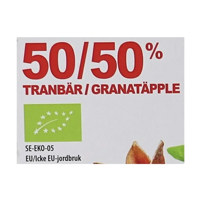 Juice Tranbär & Granatäpple Eko
