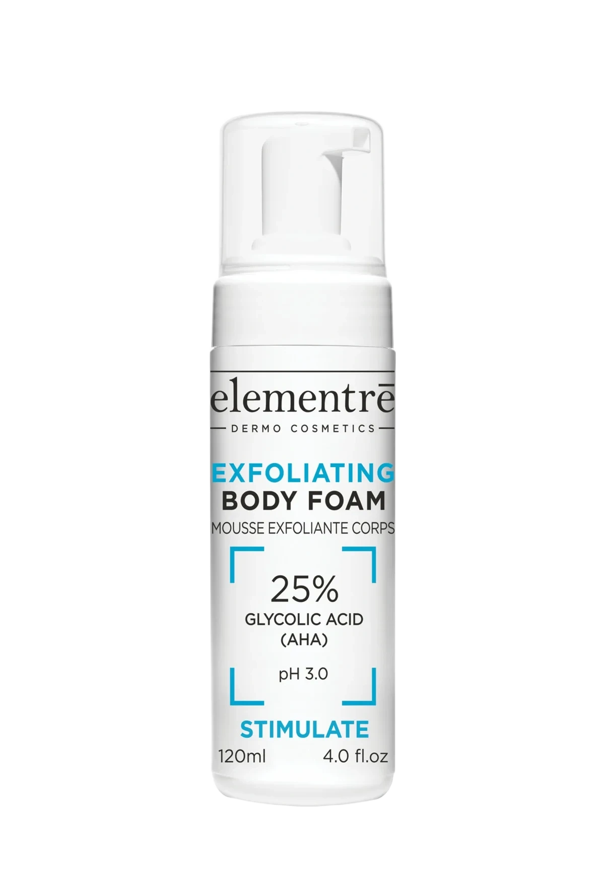 elementrē Body Foam - 25% AHA 120 ml