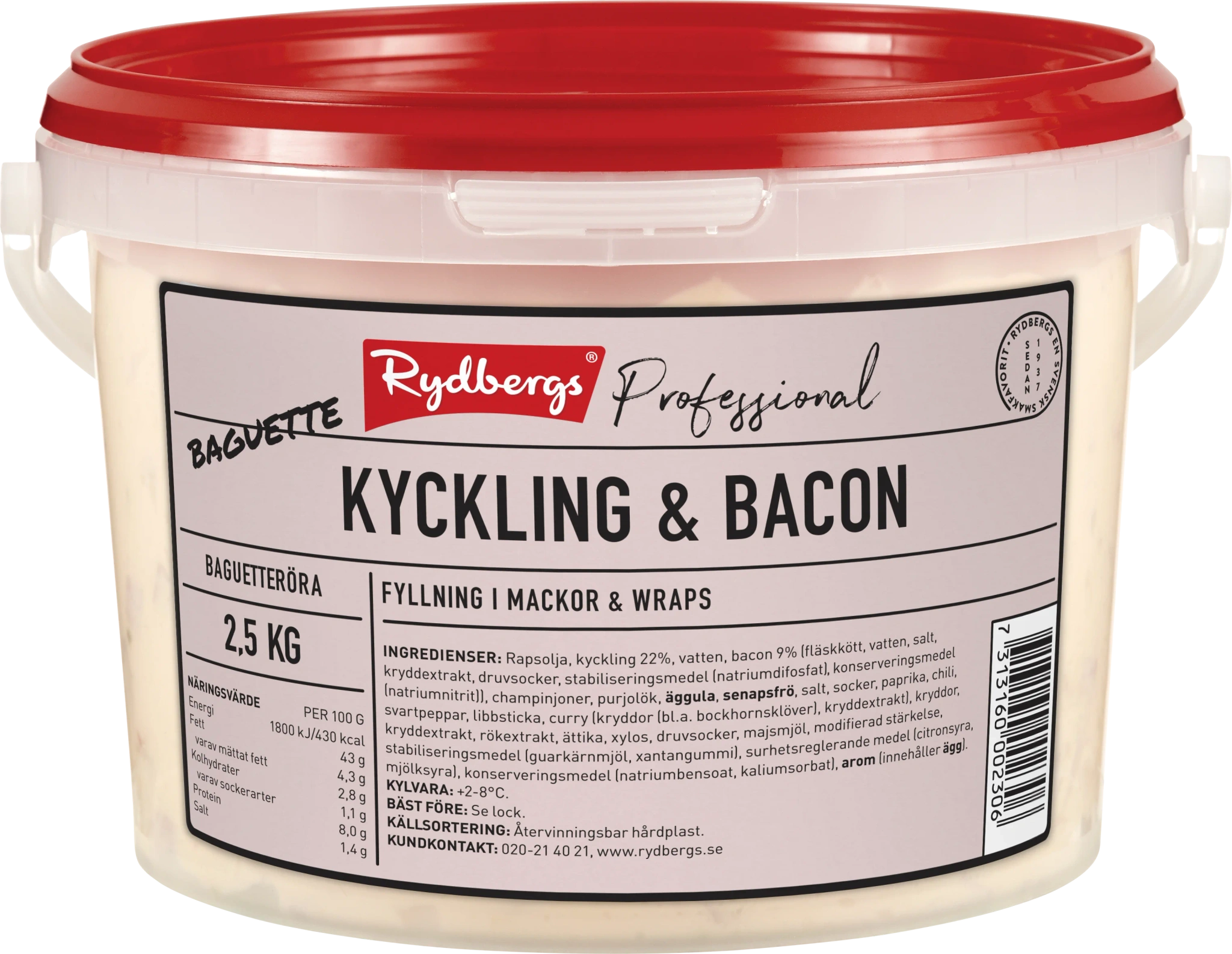 Baguettesallad Kyckling & Bacon