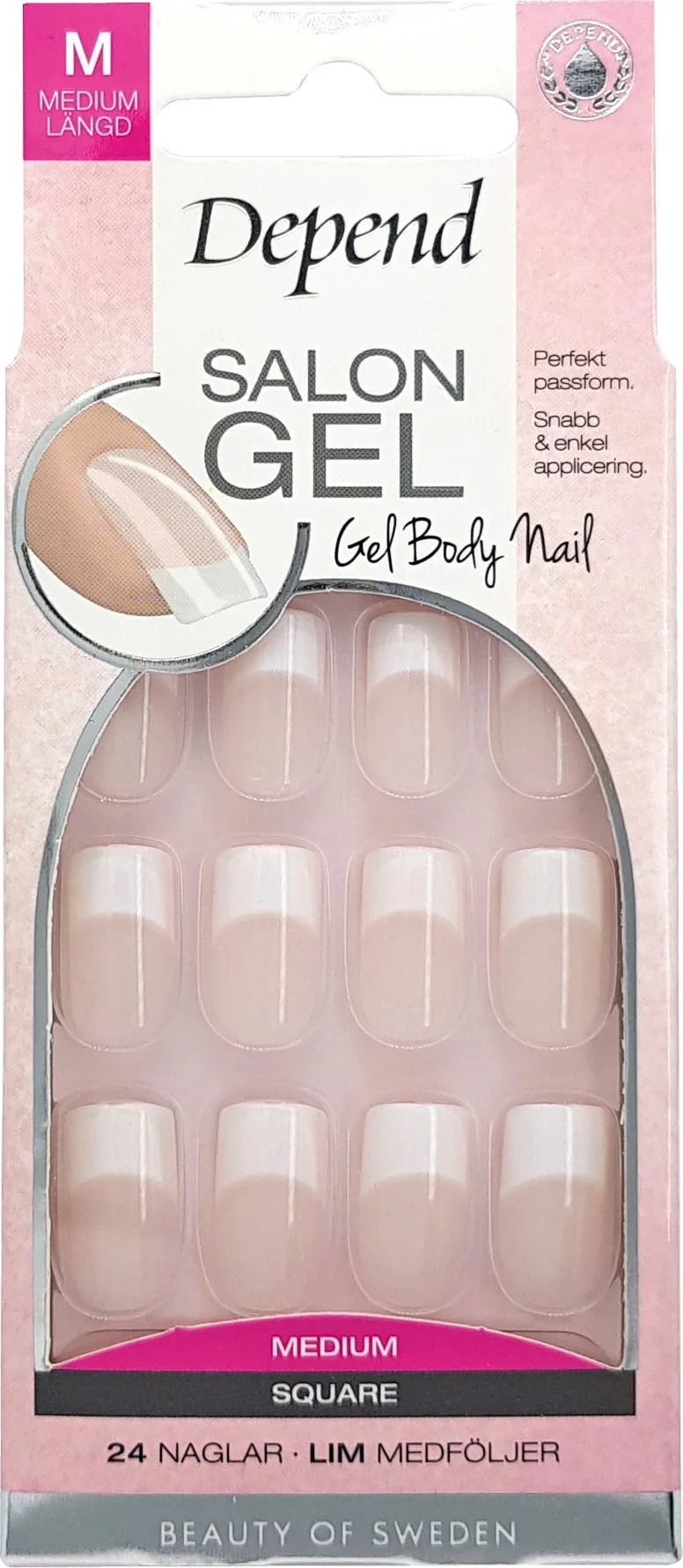 Depend Salon Gel Salon Gel Medium Square Nude