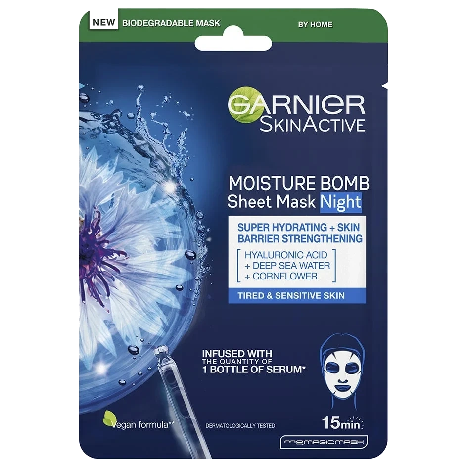 Garnier Tissue Mask Skin Active Moisturebomb
