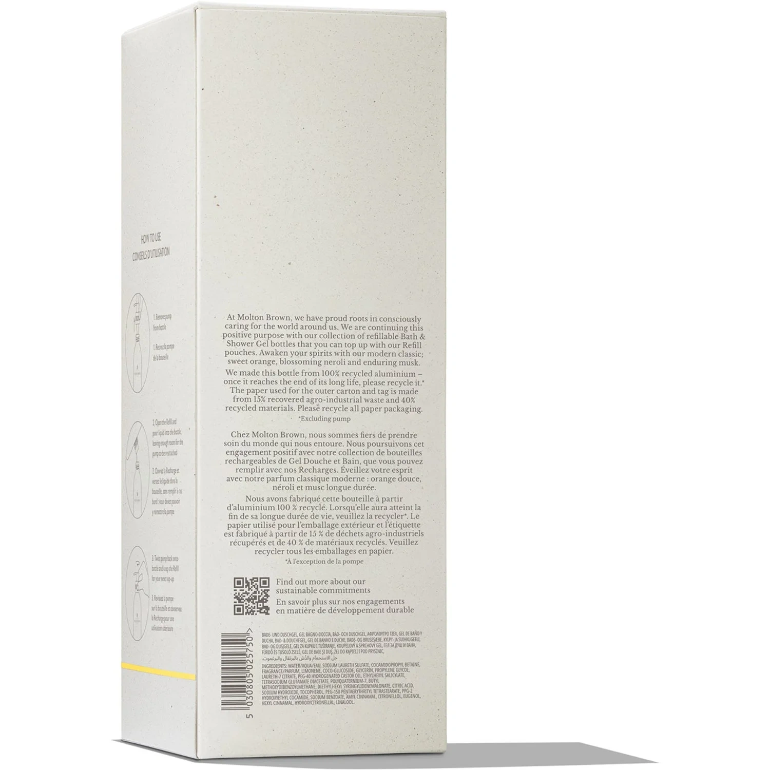 Molton Brown Orange & Bergamot Infinite Bath & Shower Gel 400 ml