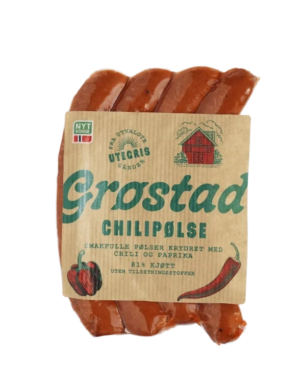 Chilipølse Sous Vide 240g Grøstad