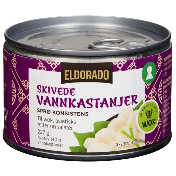 Vannkastanjer 227g Eldorado