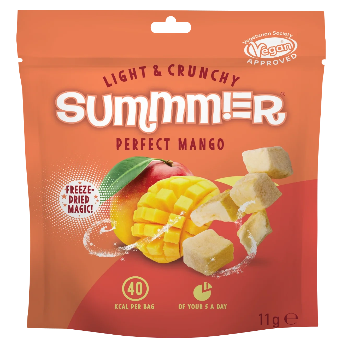 Frystorkad tärnad mango