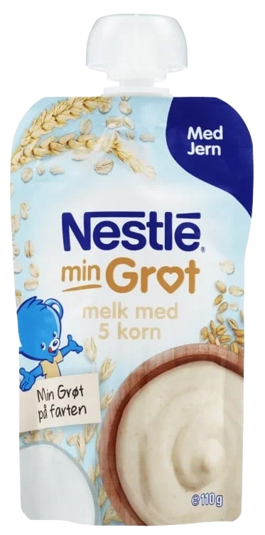 Min Grøt 5-korn Spiseklar 6m 110g