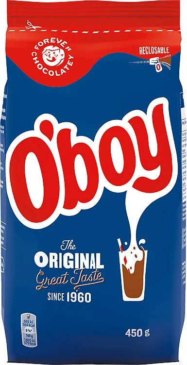 Oboy sjokoladedrikk original pose 450g
