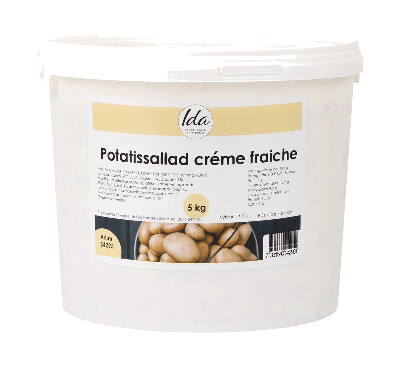 Potatissallad Crème Fraiche