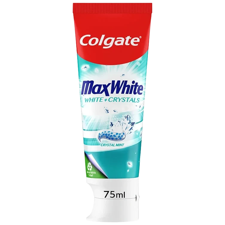 Colgate Tannkrem Max White Crystals 75ml