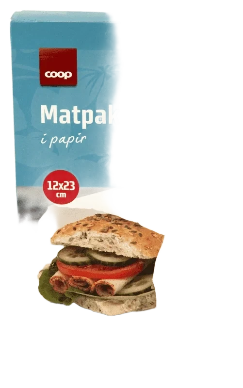 Coop Matpakkepose Papir 40stk