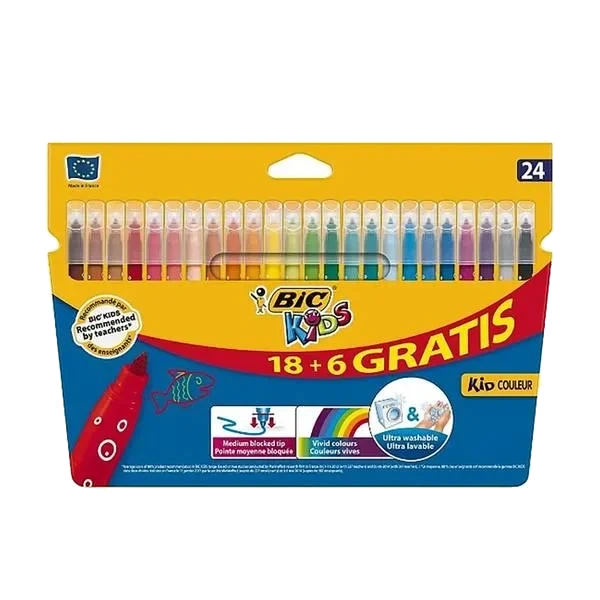 Kids Couleur Tusjer - 24pk
