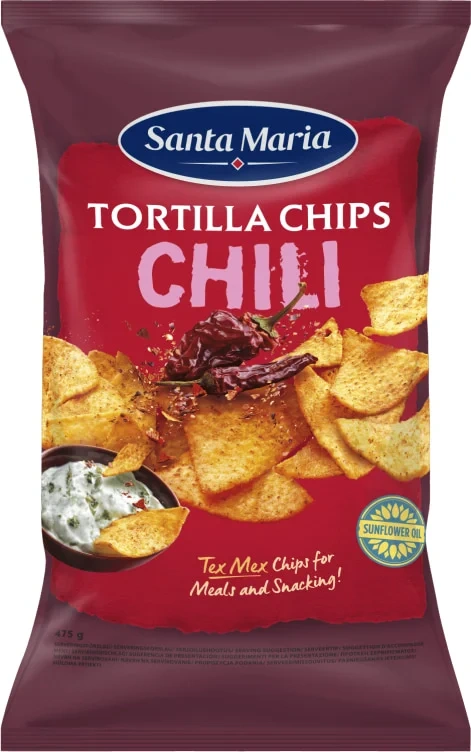 Tortilla Chips Chili 475g St.maria