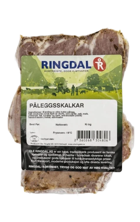 Pålegsskalker Fersk Vacum Ringdal