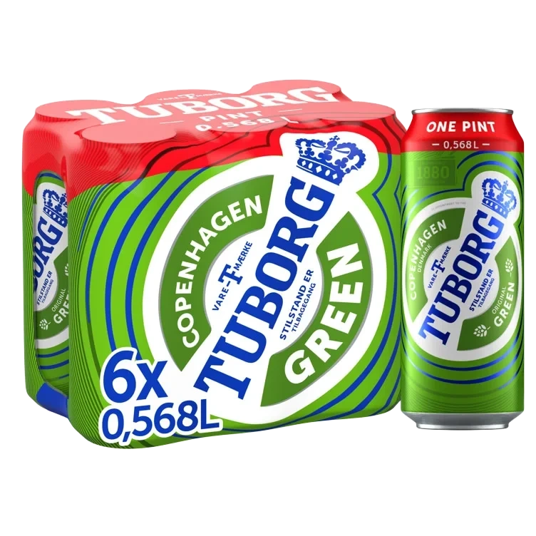 Tuborg Grøn Pint 0,568lx6 boks