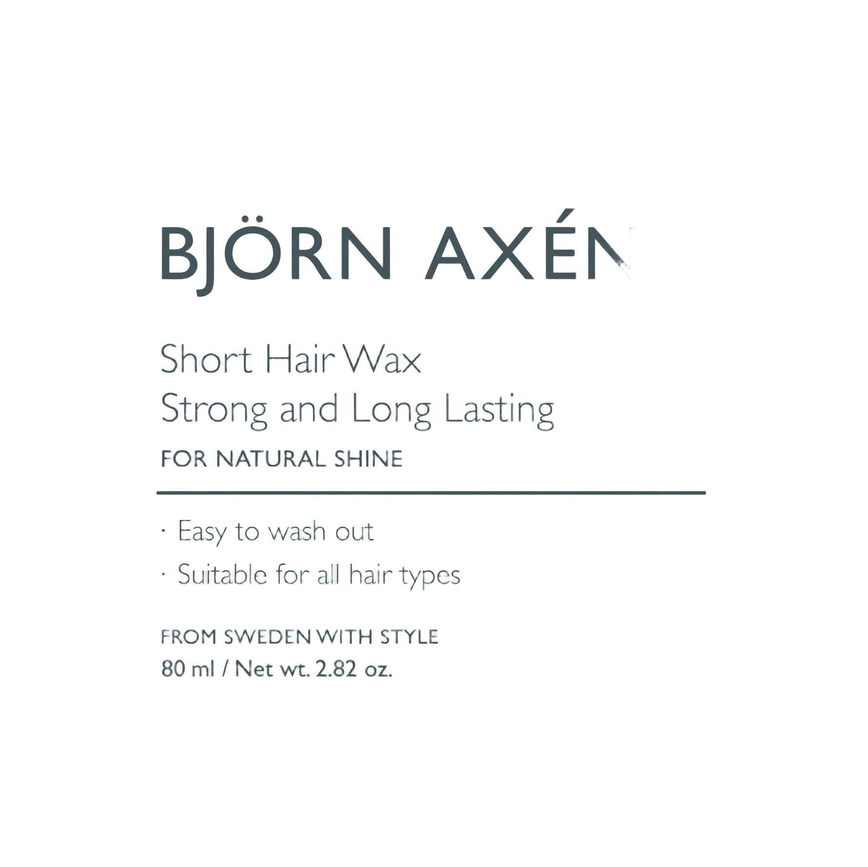 Björn Axén Short Hair Wax 80 ml