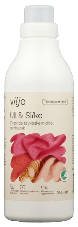 Vilje Tøyvask Ull&silke Flytende 900ml