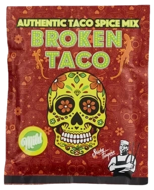 Authentic Taco Spice Mix 25g Broken Taco