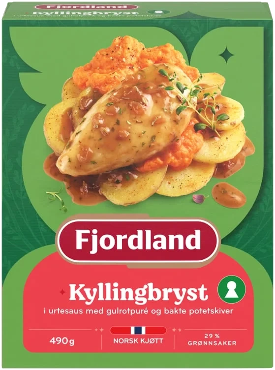 Kyllingbryst med urtesaus   490g