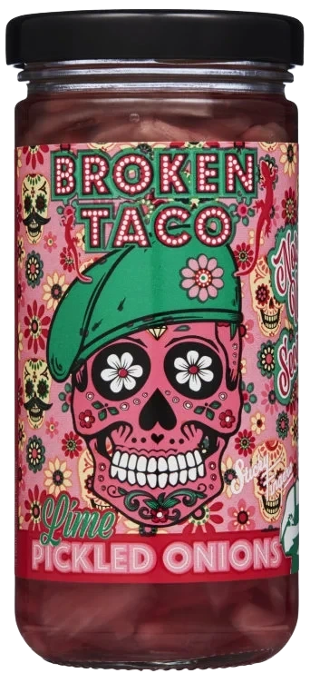 Lime Pickled Onion 226g Broken Taco