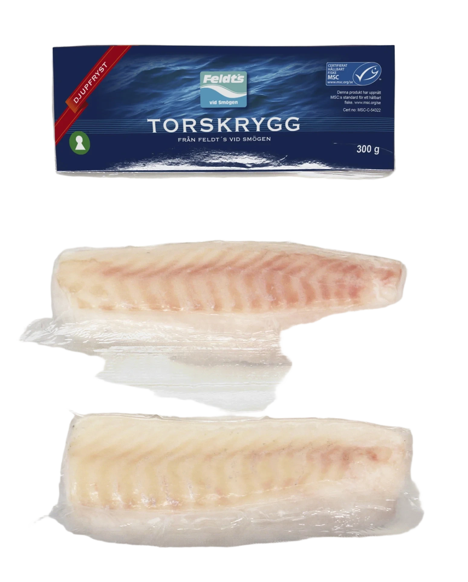 Torskrygg, MSC, kedjepack