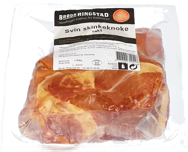 Skinkeknoke av svin røkt vac. ca1,5kg  kg