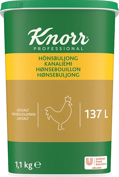 Hönsbuljong lågsalt