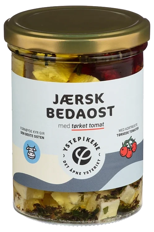 Jærsk bedaost tomat    378g