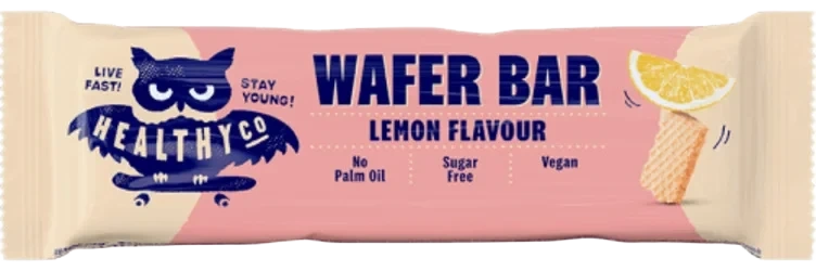Wafer Bar Lemon 24g Healthyco