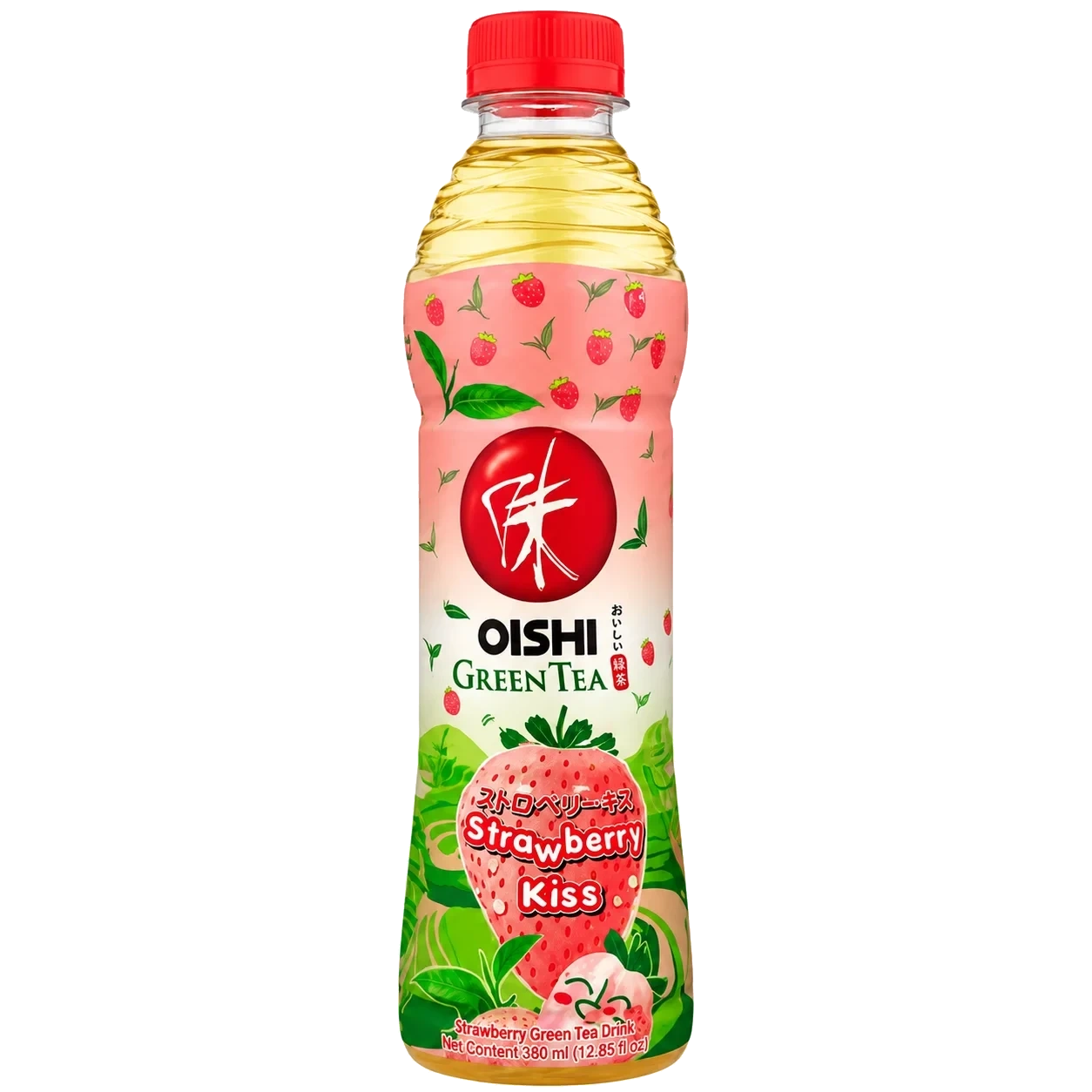 Oishi Green Tea Strawberry Kiss 400ml