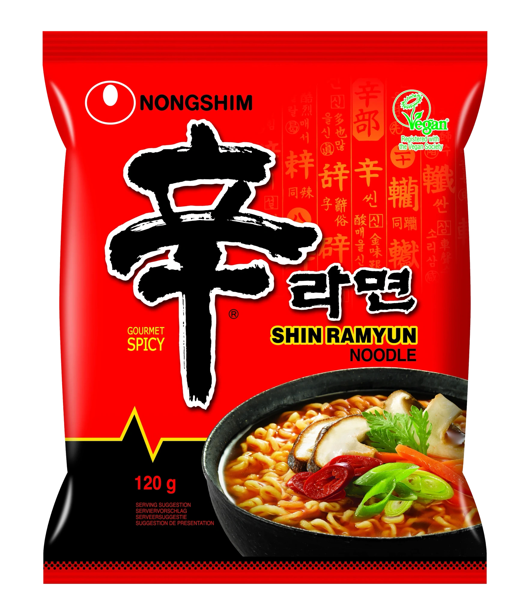 Snabbnudlar Shin Ramyun 0.120KG
