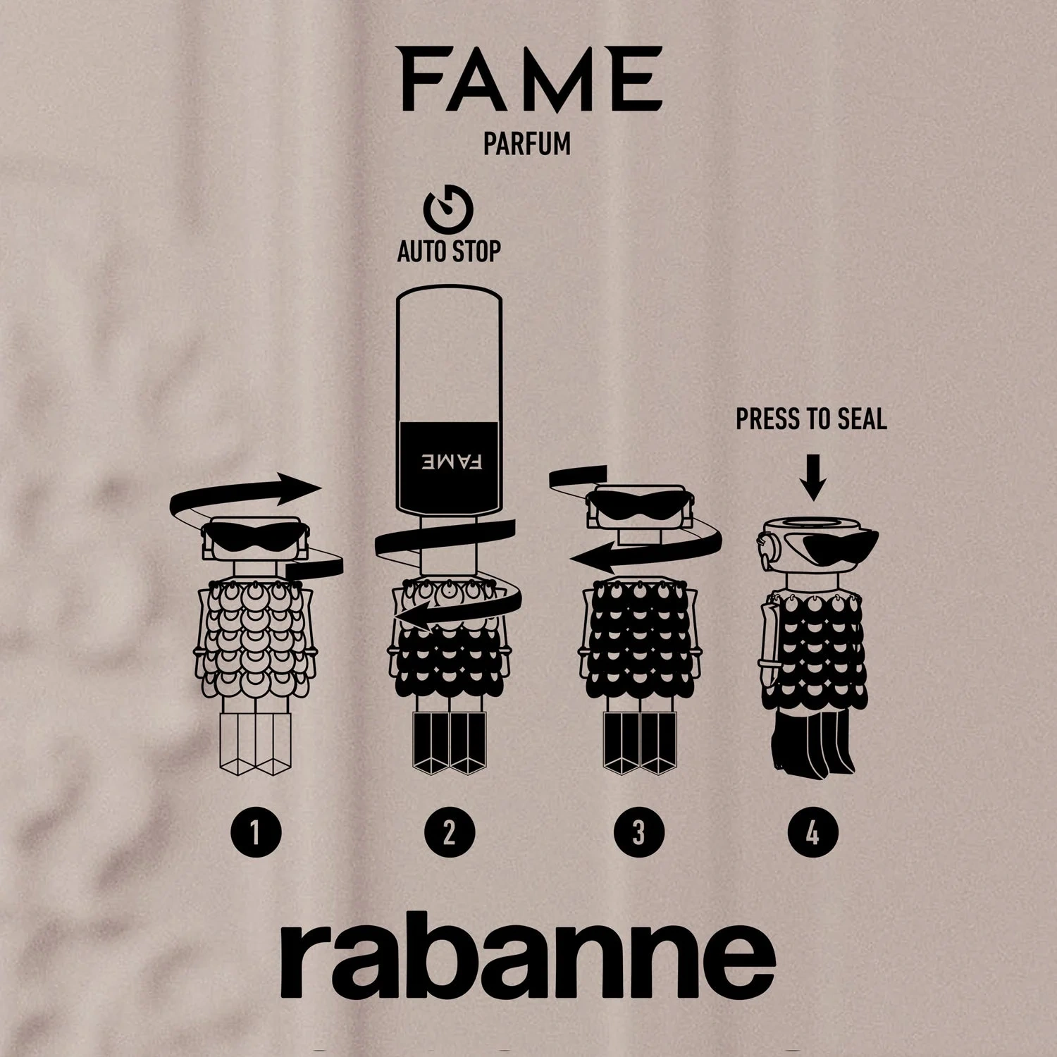 Rabanne Fame Parfum 200 ml, Refill