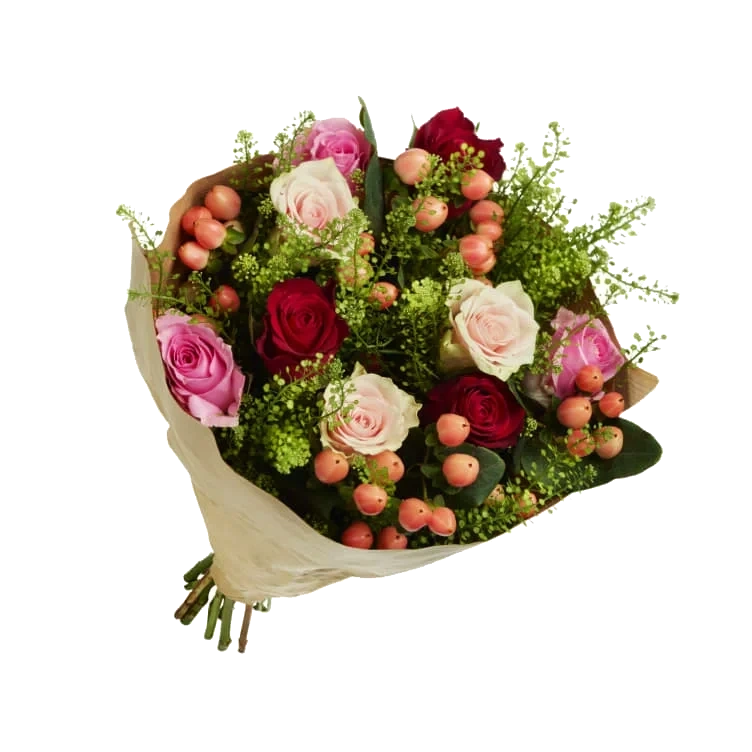 Helgebukett Roser Hyperikum Lepidium