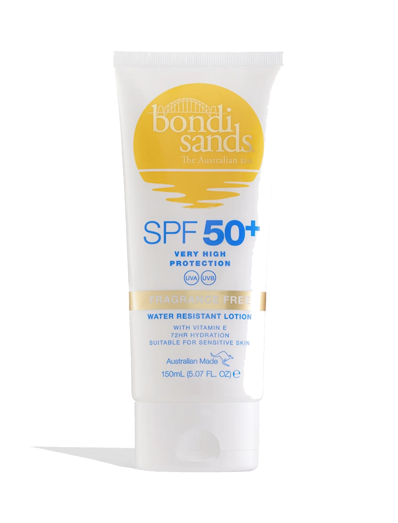 Bondi Sands SPF50+ Fragrance Free Body Suncreen Lotion 150 ml