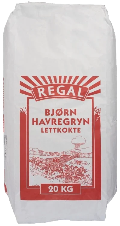 Havregryn bjørn lettkokt   20kg