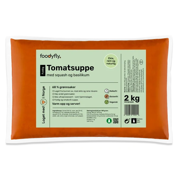 Tomatsuppe M/squash 2kg Foodyfly