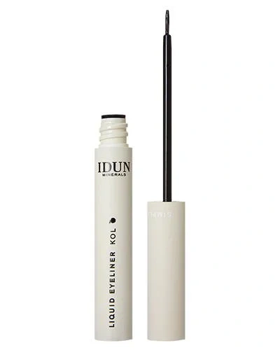 IDUN Minerals Kol eyeliner flytende sort 5,5 ml
