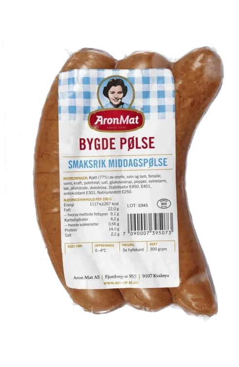 Bygde Pølse 300g Aron Mat