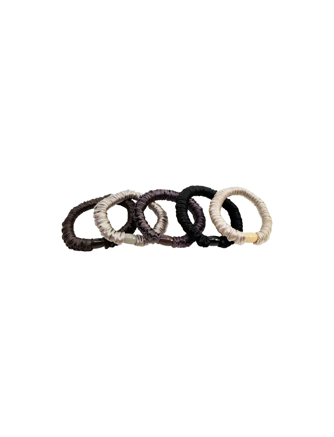 PIPOL'S BAZAAR Ruffle Satin Elastic Dark Mix 5 pcs