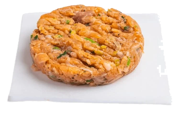 Fiskeburger m/Laks og Reker 150g pr stykk
