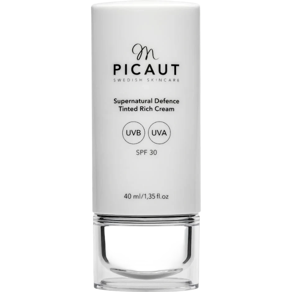 M Picaut Swedish Skincare Supernatural Defence Tinted Rich Cream
