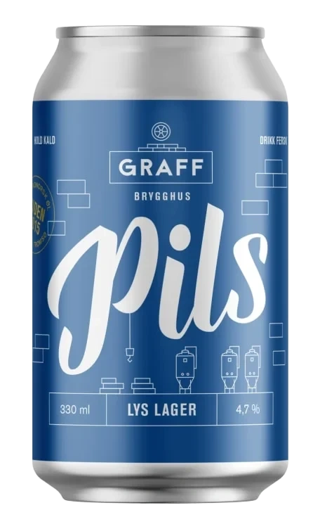 Graff Pils bx 330ml Graff Brygghus
